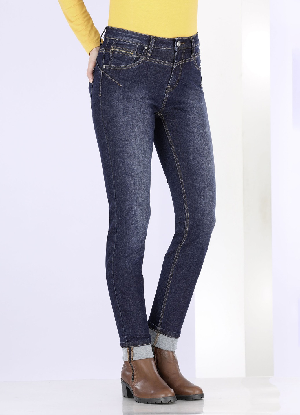 Jeans mit Push-up-Effekt