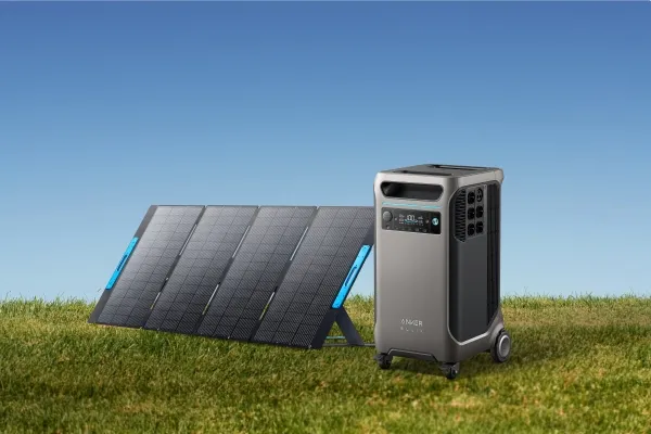Anker SOLIX F3800 - Transportabel strømstation - AC 230 V - 6000 Watt - litiumjernfosfat - 3840 Wh - Wi-Fi, Bluetooth
