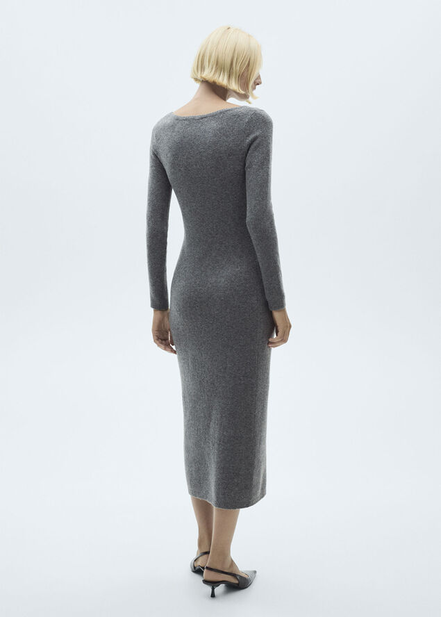 MANGO DRESS. -- SEEDS Medium grey