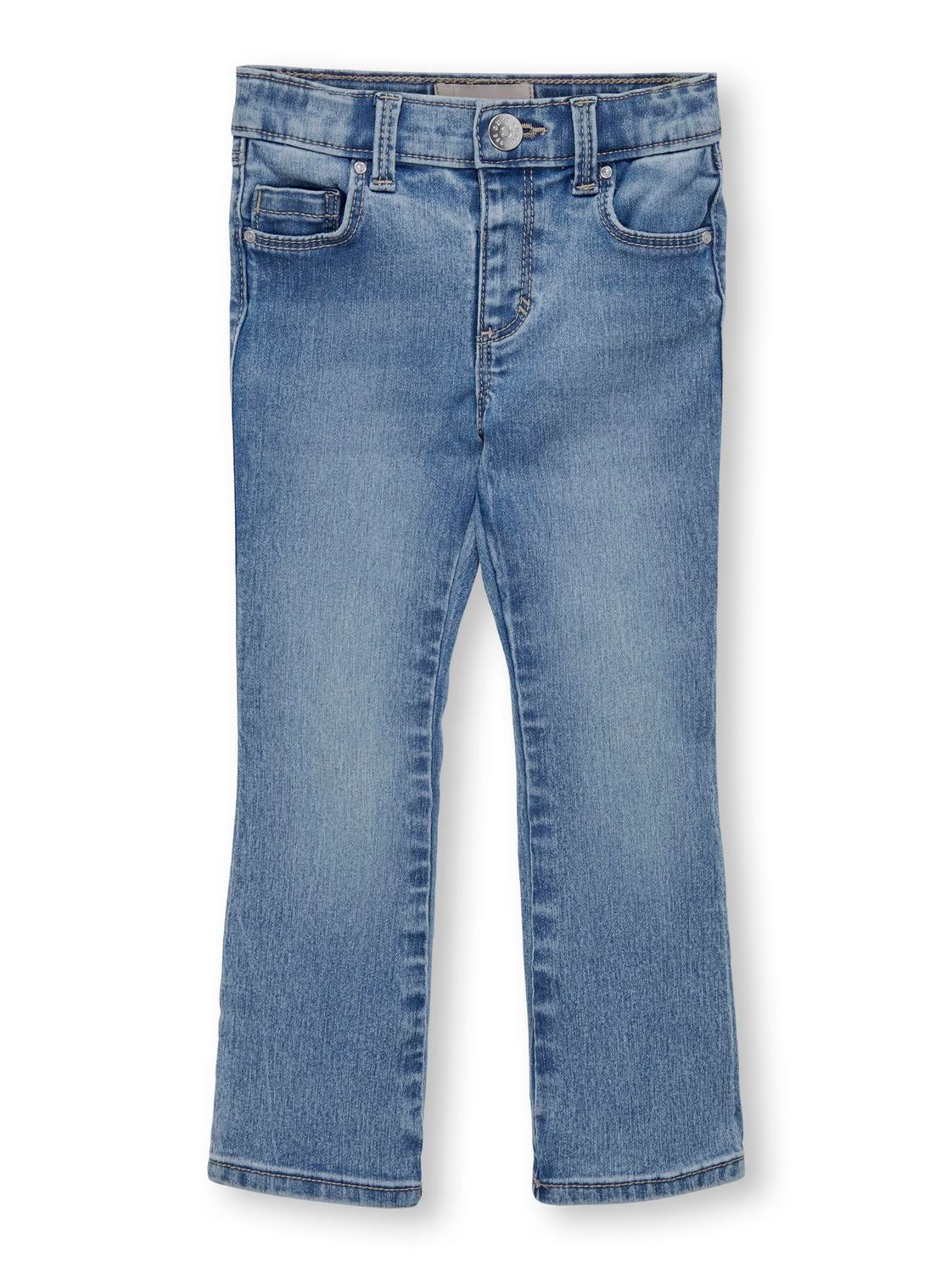 KMGROYAL Ausgestellt Jeans Light Blue Bleached Denim