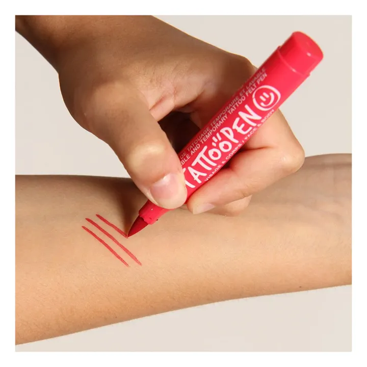 Nailmatic Kids Feutre de tatouage temporaire Tattoopen | Rouge