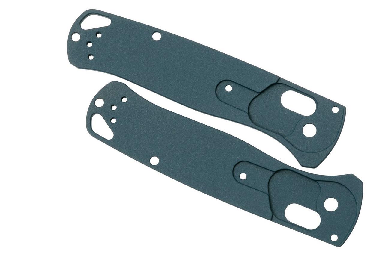 Lex Custom Benchmade Bugout 535 Scales BUTH185 Turtle Blue Titanium, handgreepschalen