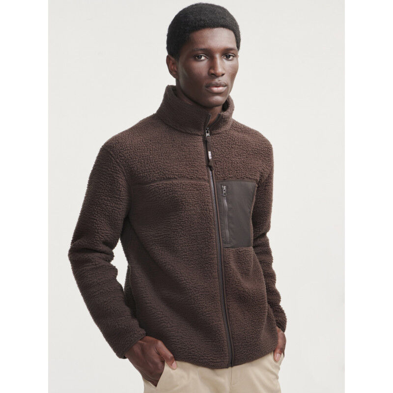Polaire sherpa à fermeture éclair - Polaire homme