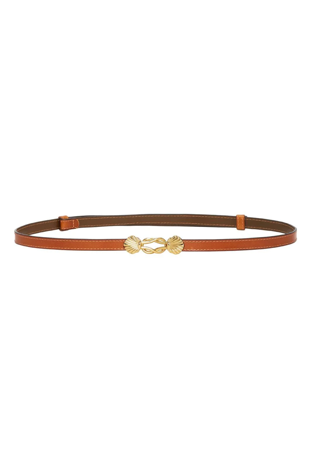 Plissé Copenhagen Lili Belt cognac