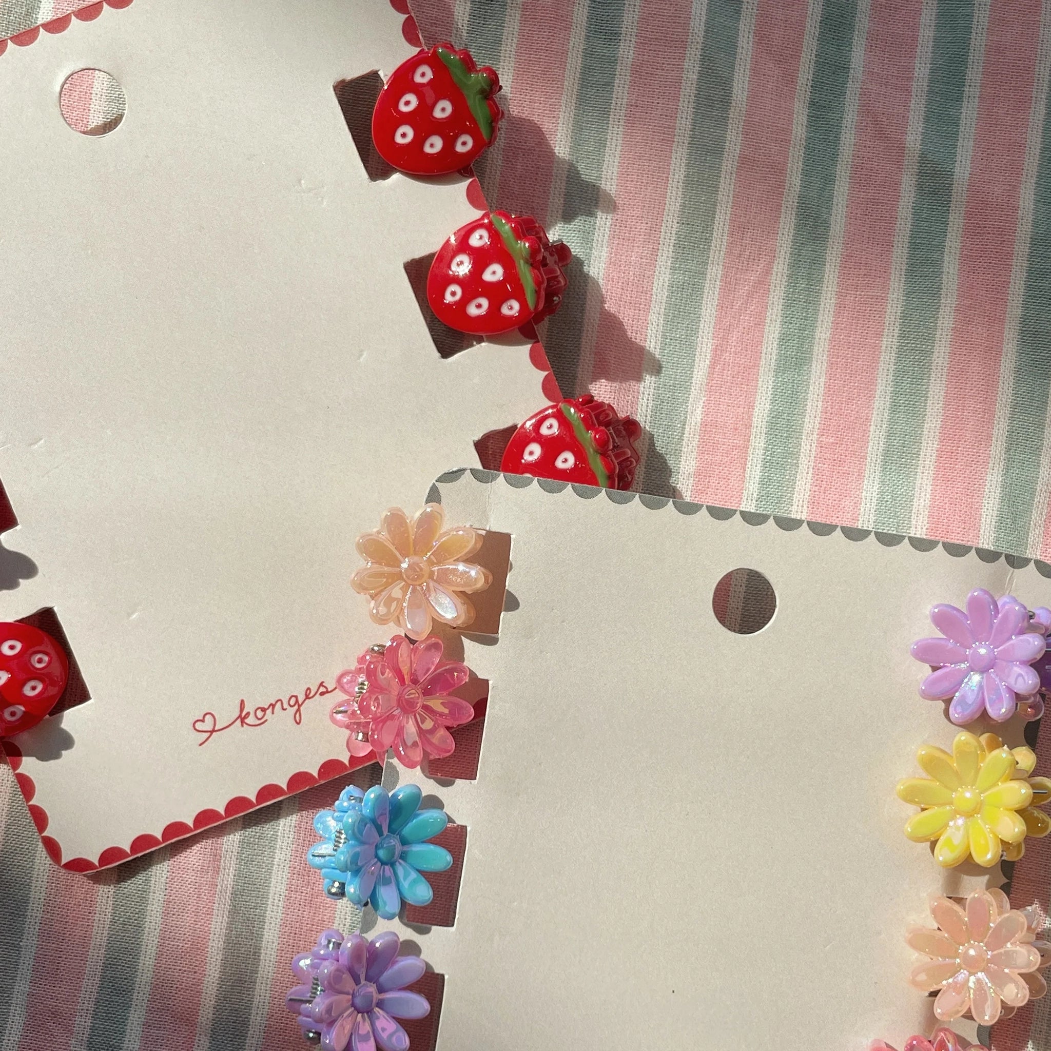 Haarklammern 6er Pack Strawberry