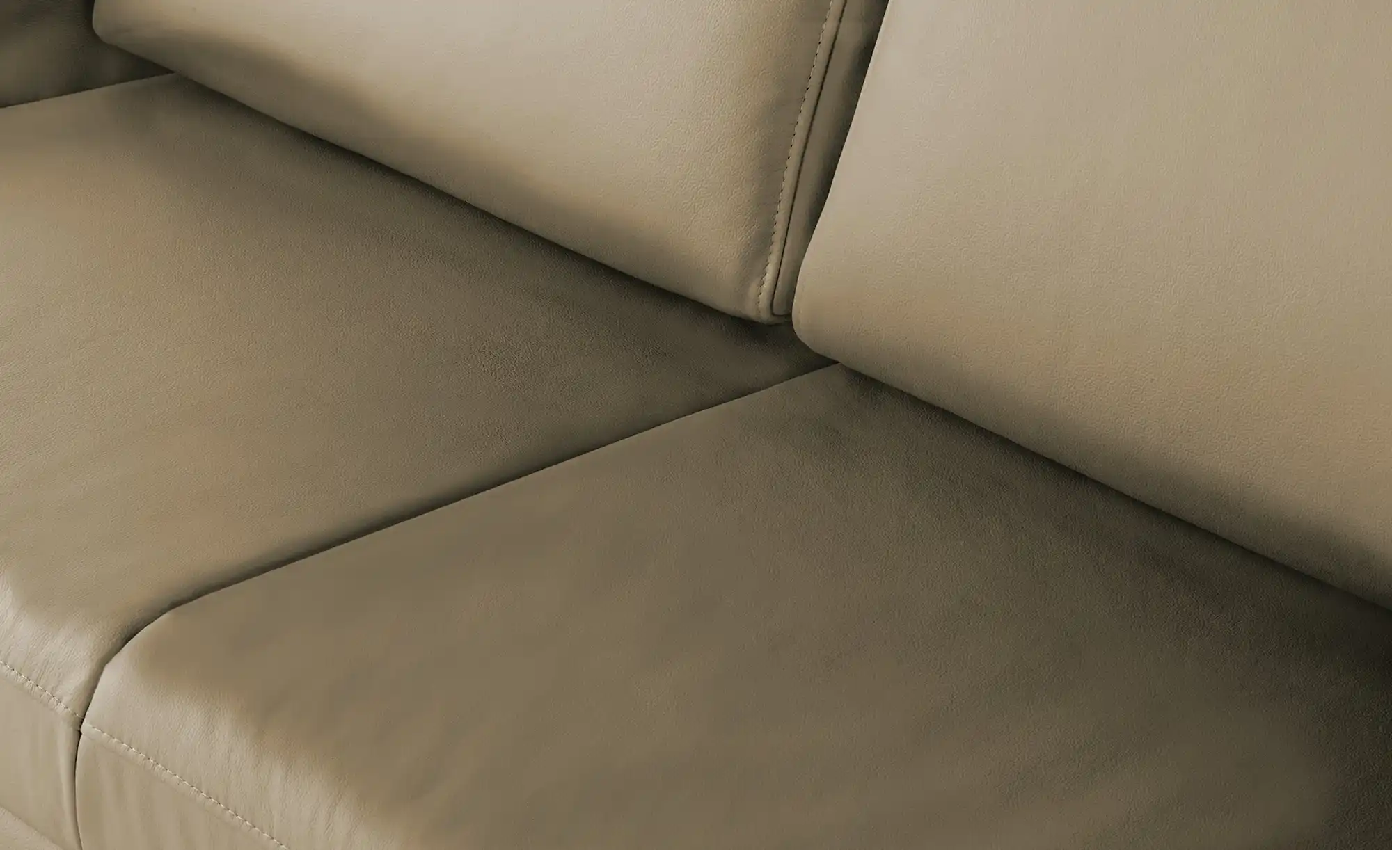Schlafsofa mit Sitz- und Rückenbezug aus Echtleder Nancy