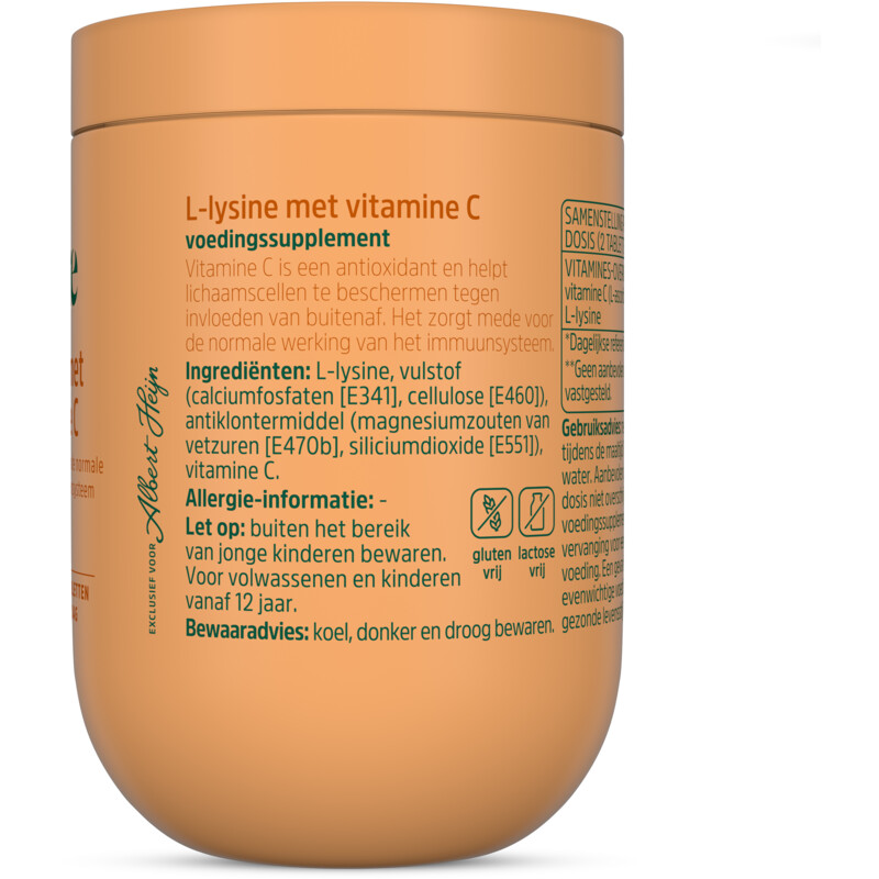 Care L-lysine met vitamine C