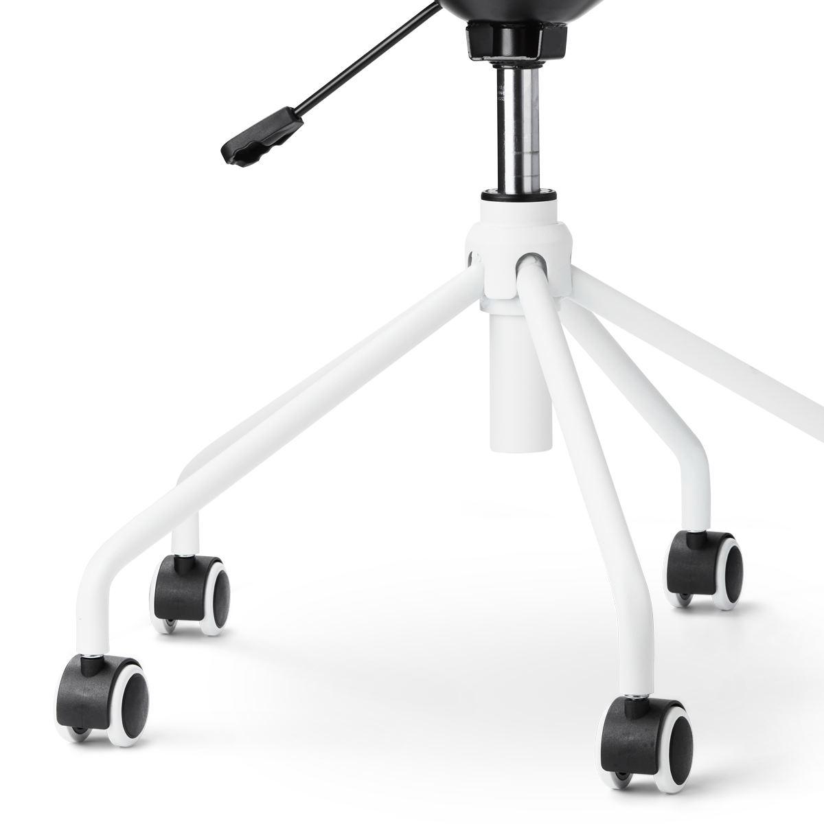 Nolon Nout-Puk Bureaustoelen Set van 2 - Wit - Wit Onderstel