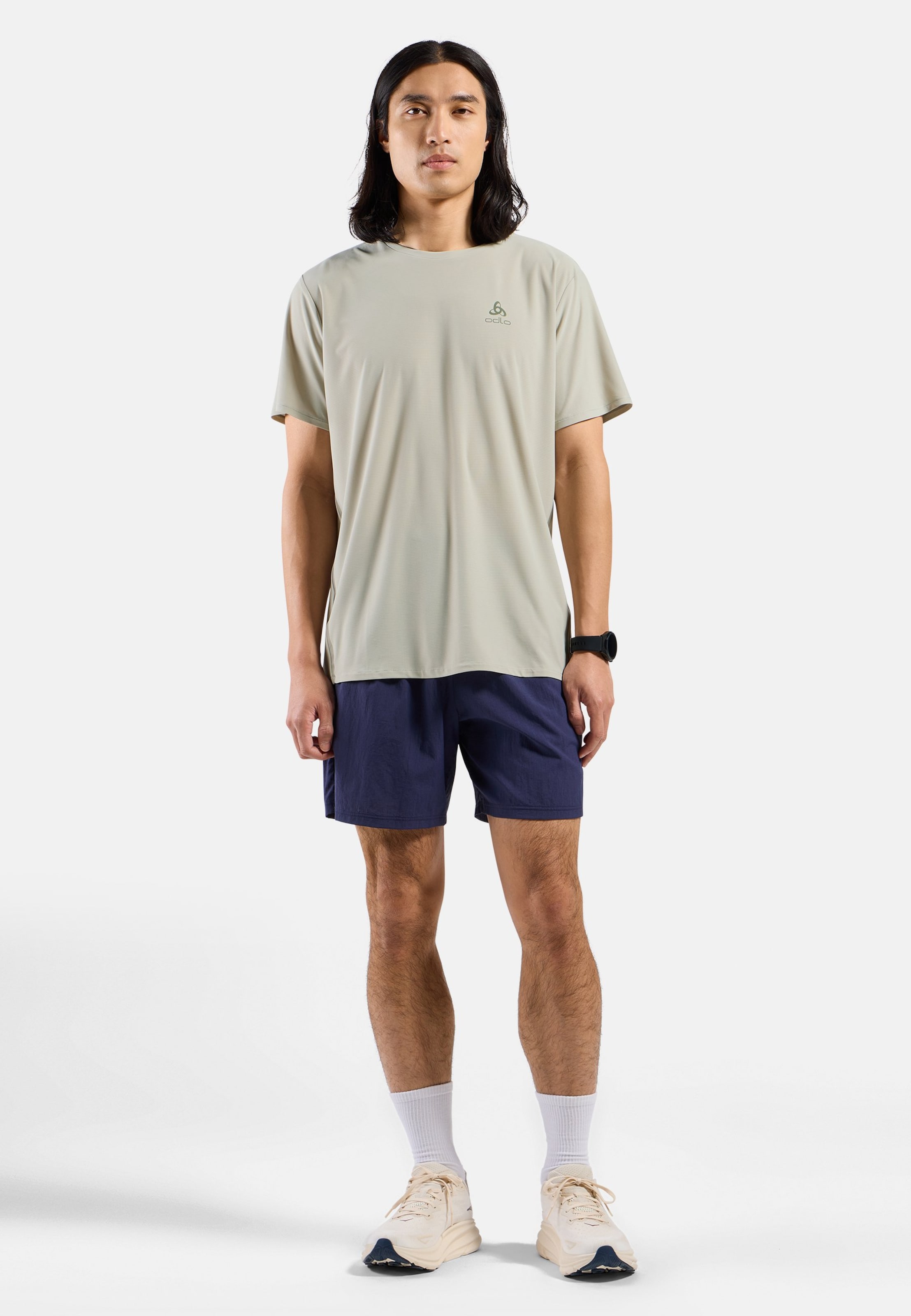 Zeroweight Chill-Tec Laufshirt 2.0 in agate gray