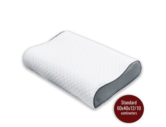 HERZBERG - Oreiller rectangle Oreiller en mousse viscoélastique hg6412h0