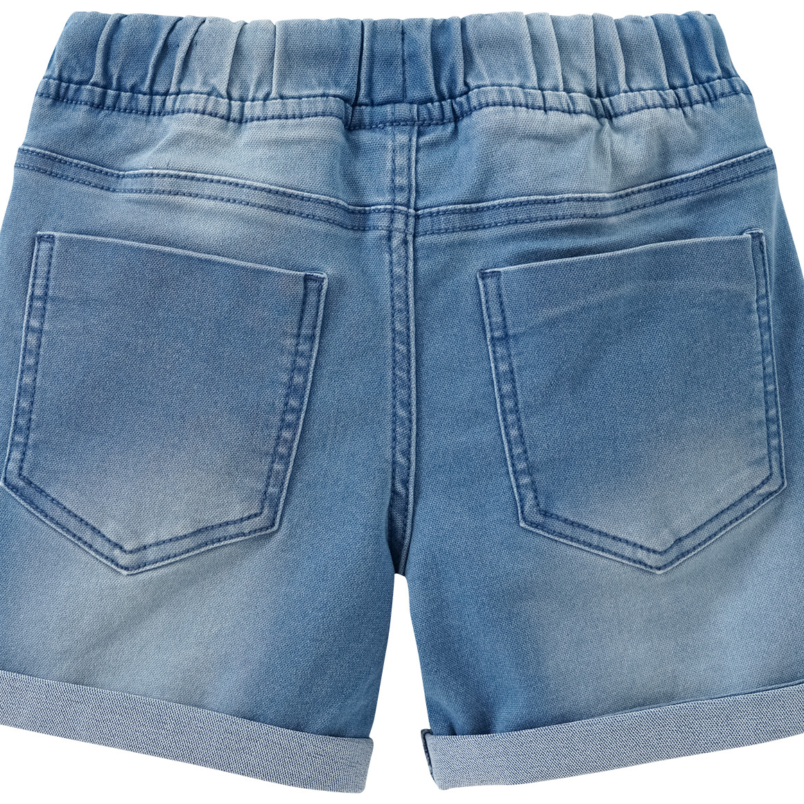 Topolino Jungen Jeansshorts mit Tunnelzug hellblau