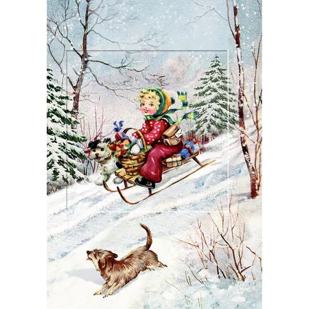 Coppenrath Verlag Nostalgischer Glitzertraum, Mini-Adventskalender-Sort.(Behr)