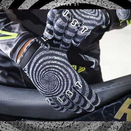 Gants cross Fist Handwear STRAPPED SPIRALING 2023 - Noir / Blanc