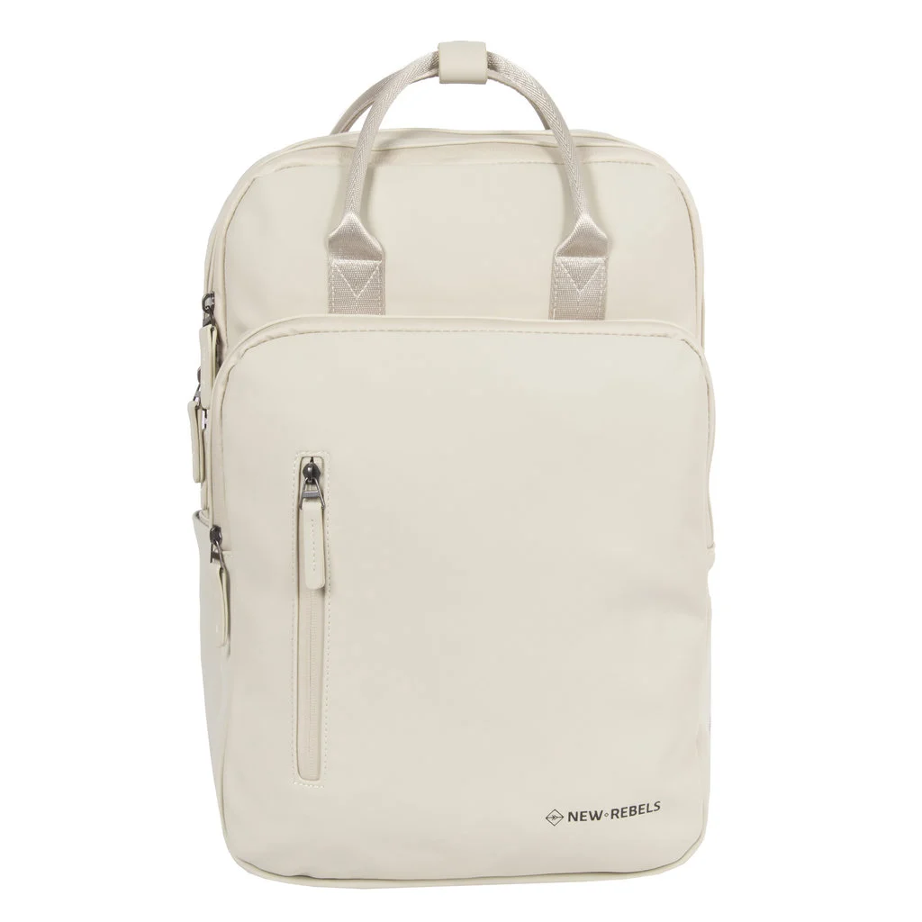 New Rebels William Milwaukee Handel Backpack Beige 15,6 inch