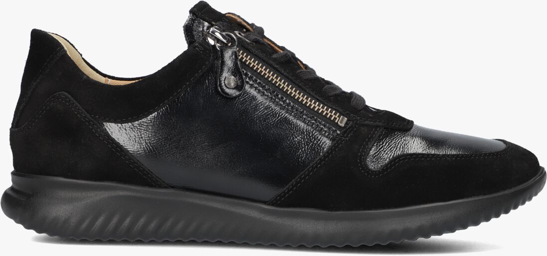 zwarte hartjes lage sneakers 162.1128