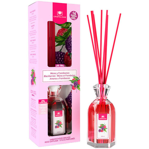 Cristalinas - Mikado Ambientador 0% moras Y Frambuesas