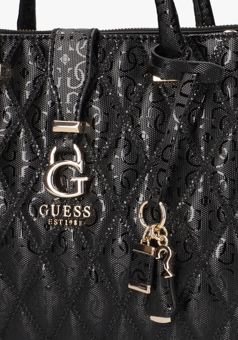 GUESS zwarte guess schoudertas adi society satchel