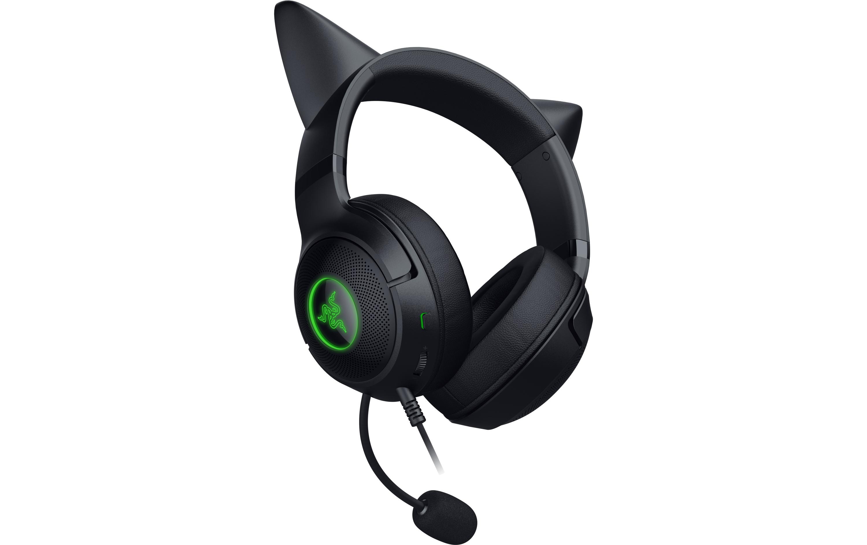 Headset Kraken Kitty V2 SchwarzKabelgebundenes Over-Ear Gaming Headset