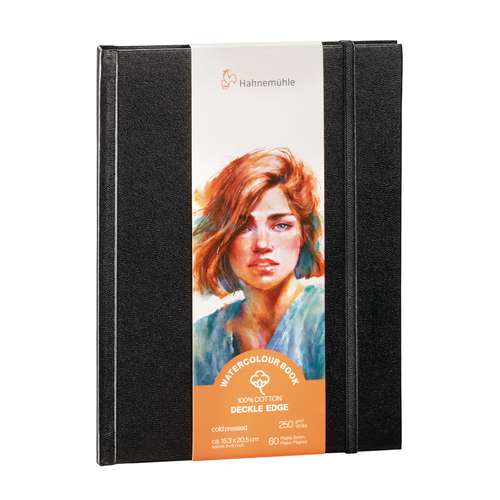 Hahnemühle Aquarellbuch „Deckle Edge“