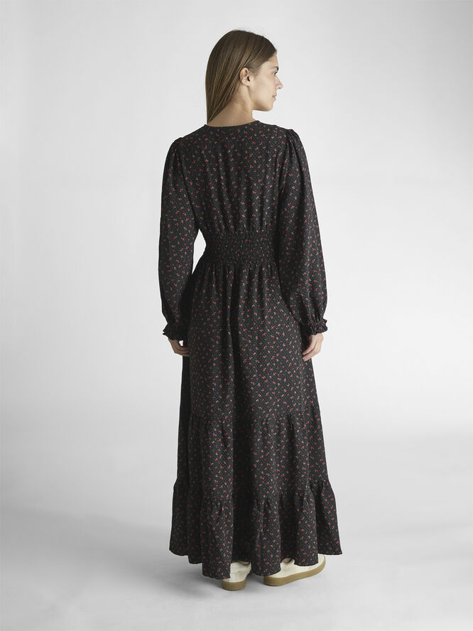Neo Noir Lumia Floral Dots Dress Black