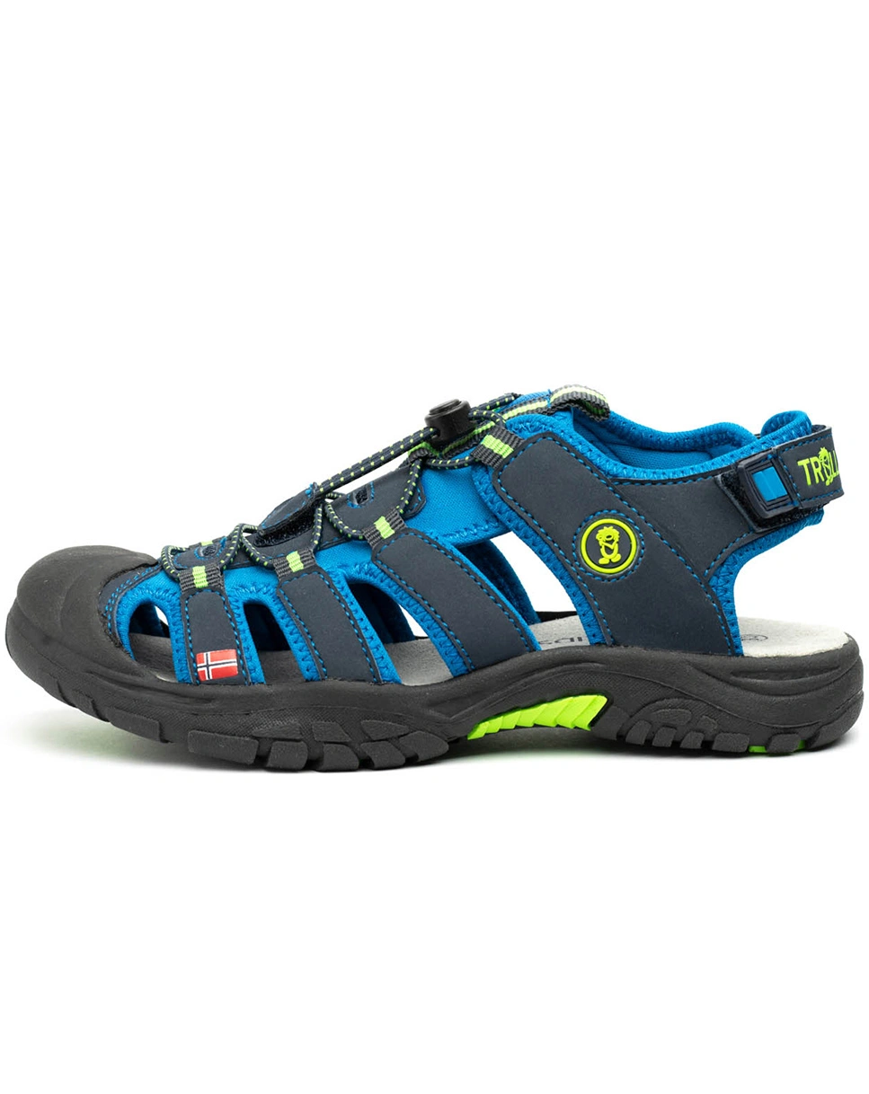 Trekking-SandaKids KVALVIKA in navy/viper green