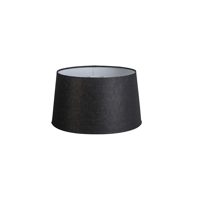 Linnen lampenkap zwart 35 cm