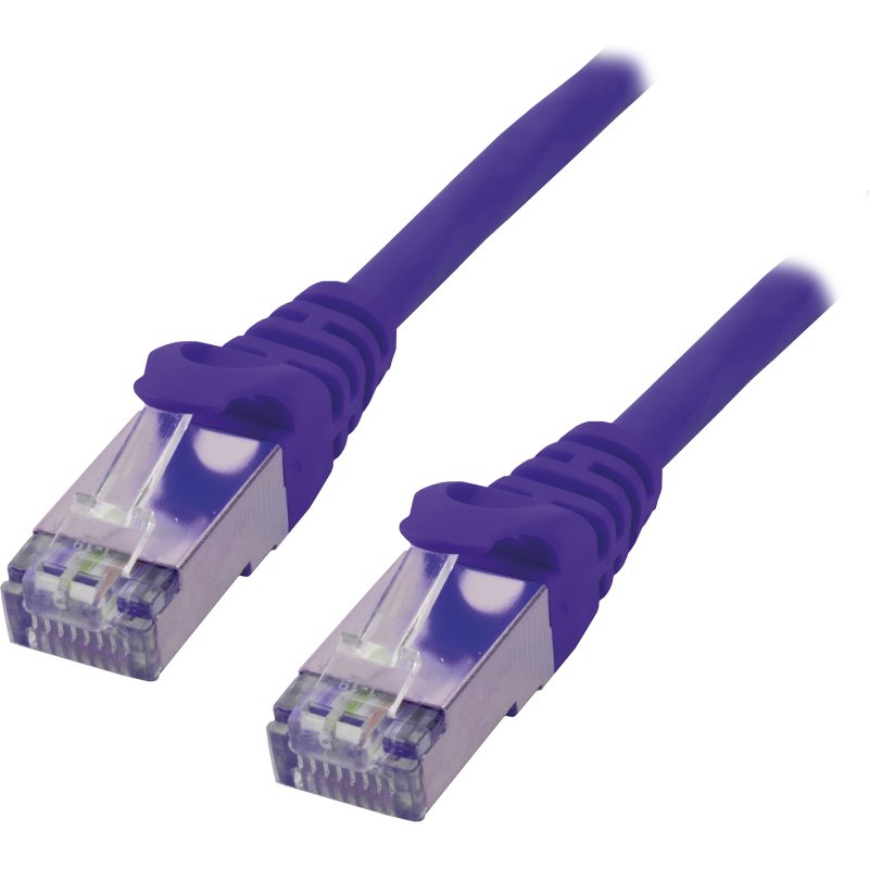 MCL FCC6BM-2M/VI câble de réseau Violet Cat6 F/UTP (FTP)