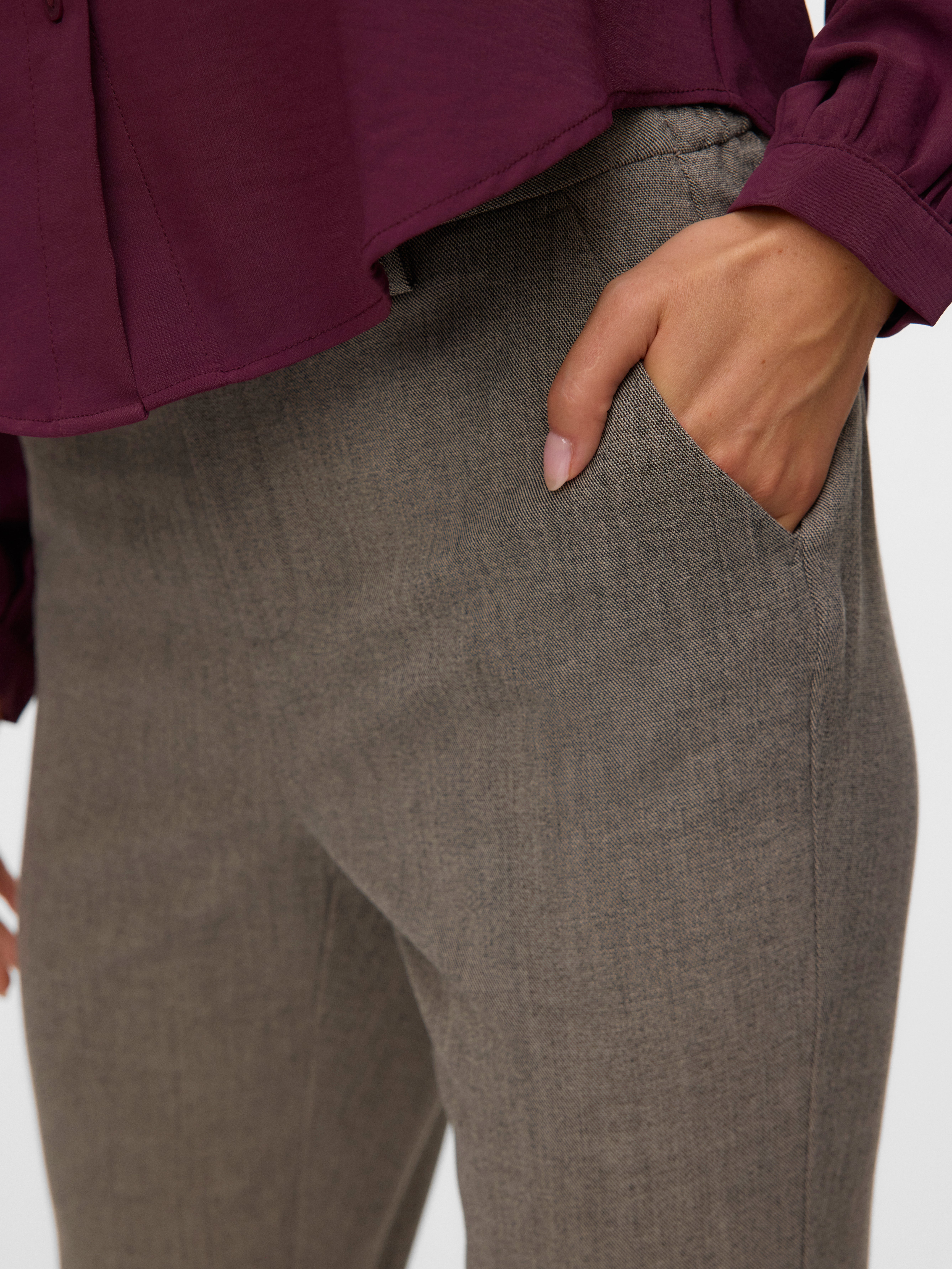 VMMAYA Mid waist Broek