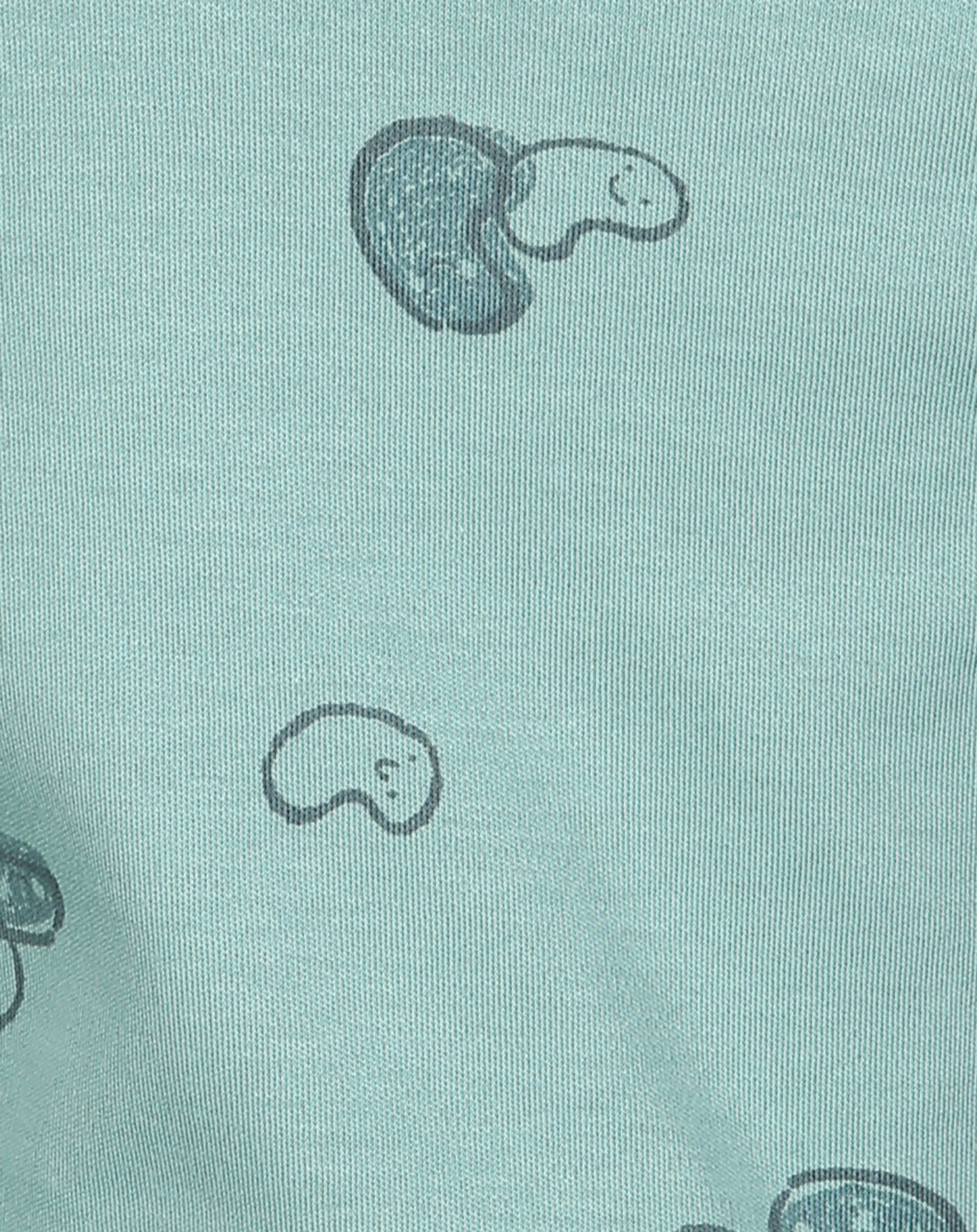 Sweatshirt BEAN AOP in mineral blue