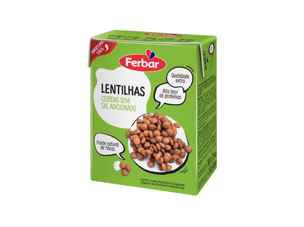 LENTILHAS FERBAR TETRA 380 (250) G