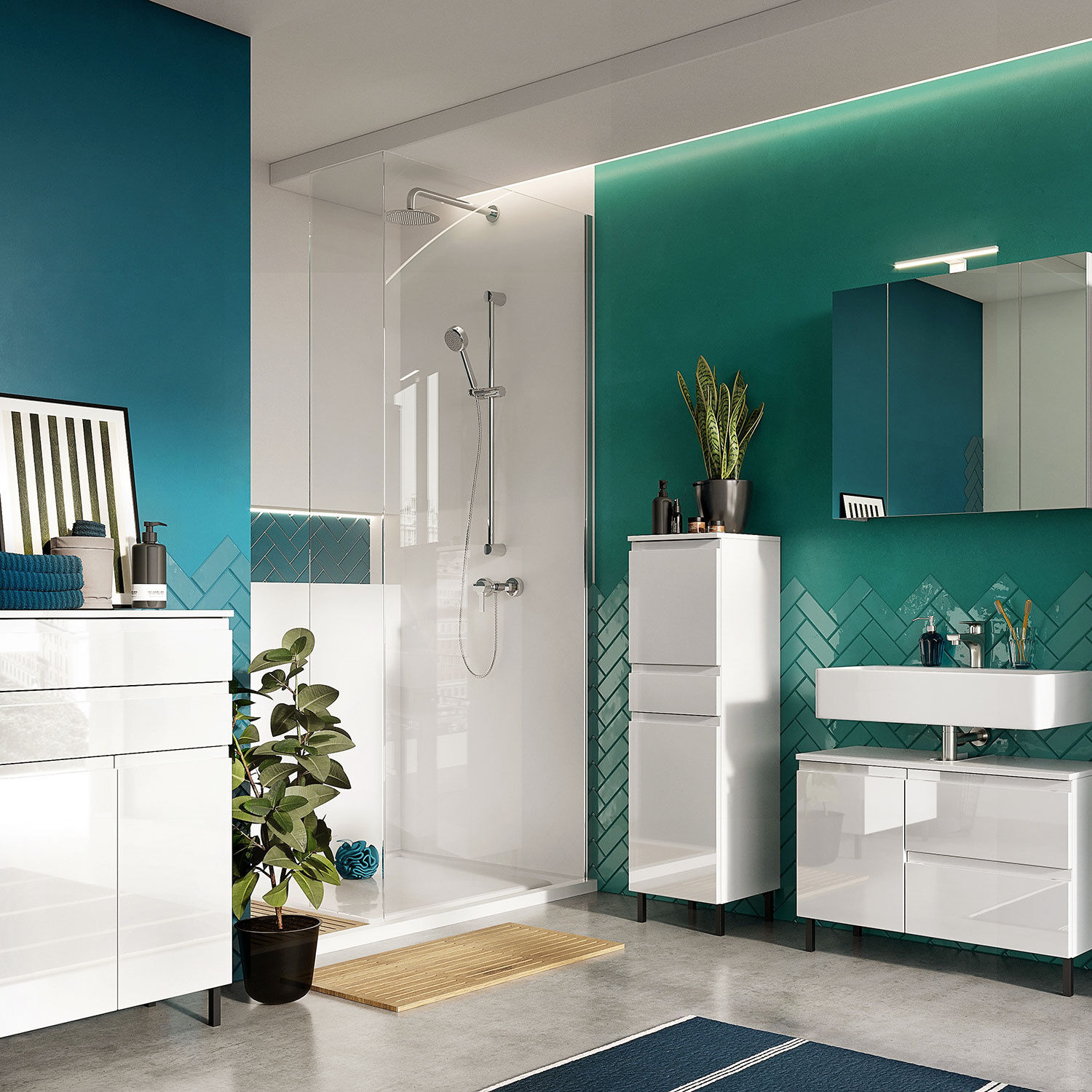 Badezimmer Kommode Silas