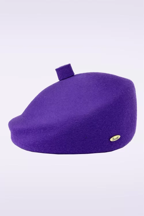 Bronté Mare baret in paars