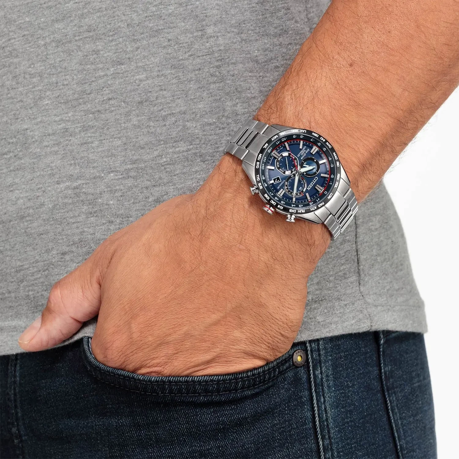 Citizen Titanium Radio Controlled CB5945-85L