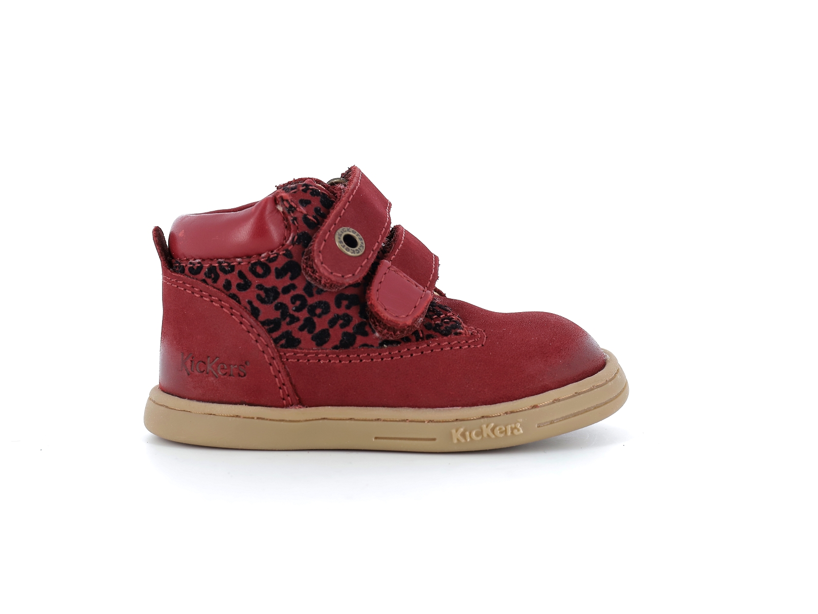 Kickers-TACKEASY Nubuck Bordeaux