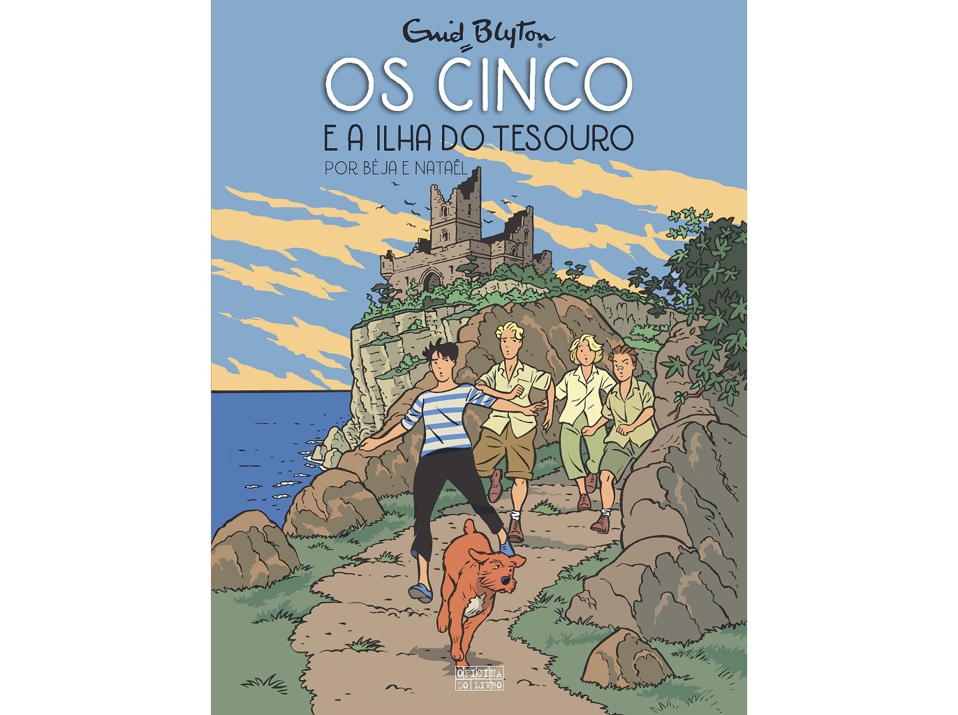 LIVRO OS CINCO E A ILHA DO TESOURO - ÁLBUM N01