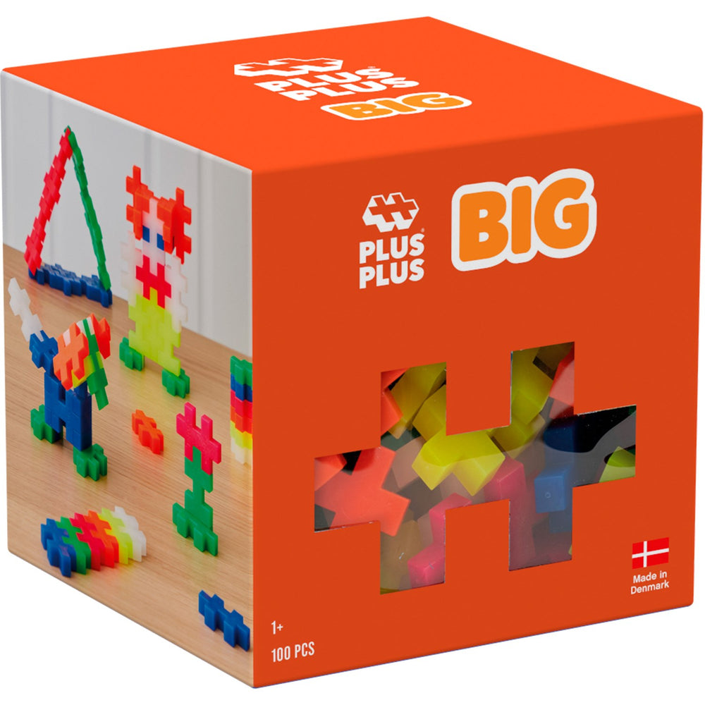 Køb Plus-Plus BIG Neon Mix / 100 Pcs