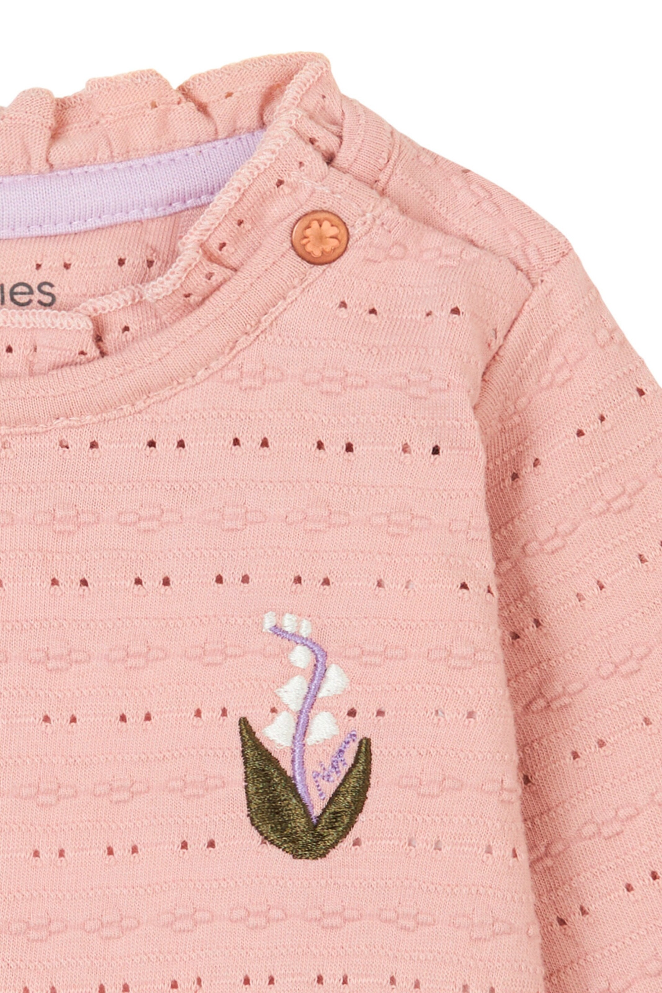 Noppies Baby Langarmshirt Falaise Pale Mauve
