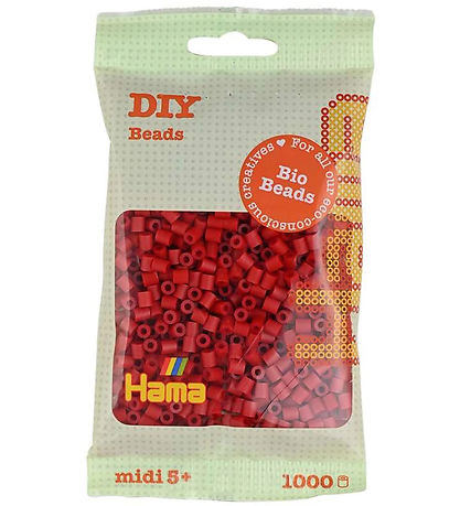 Hama Bio Midi Perler - 1000 stk. - 22 M?rker?d