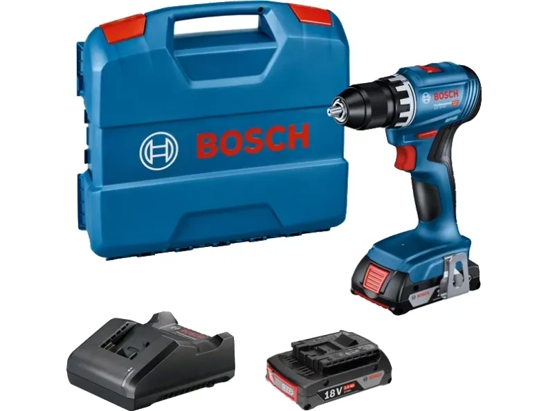 Bosch BORE-/SKRUEMASKINE GSR 18V-45 2X2AH L-C