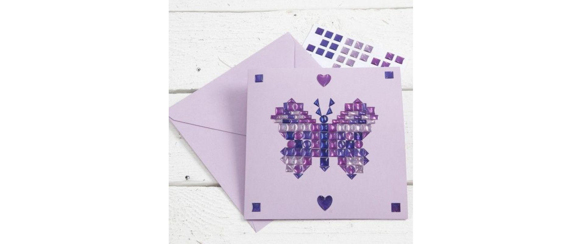 Blankokarte 15 x 15 cm 50 Sets, PastellKarten Uni Quadratisch mit Couvert