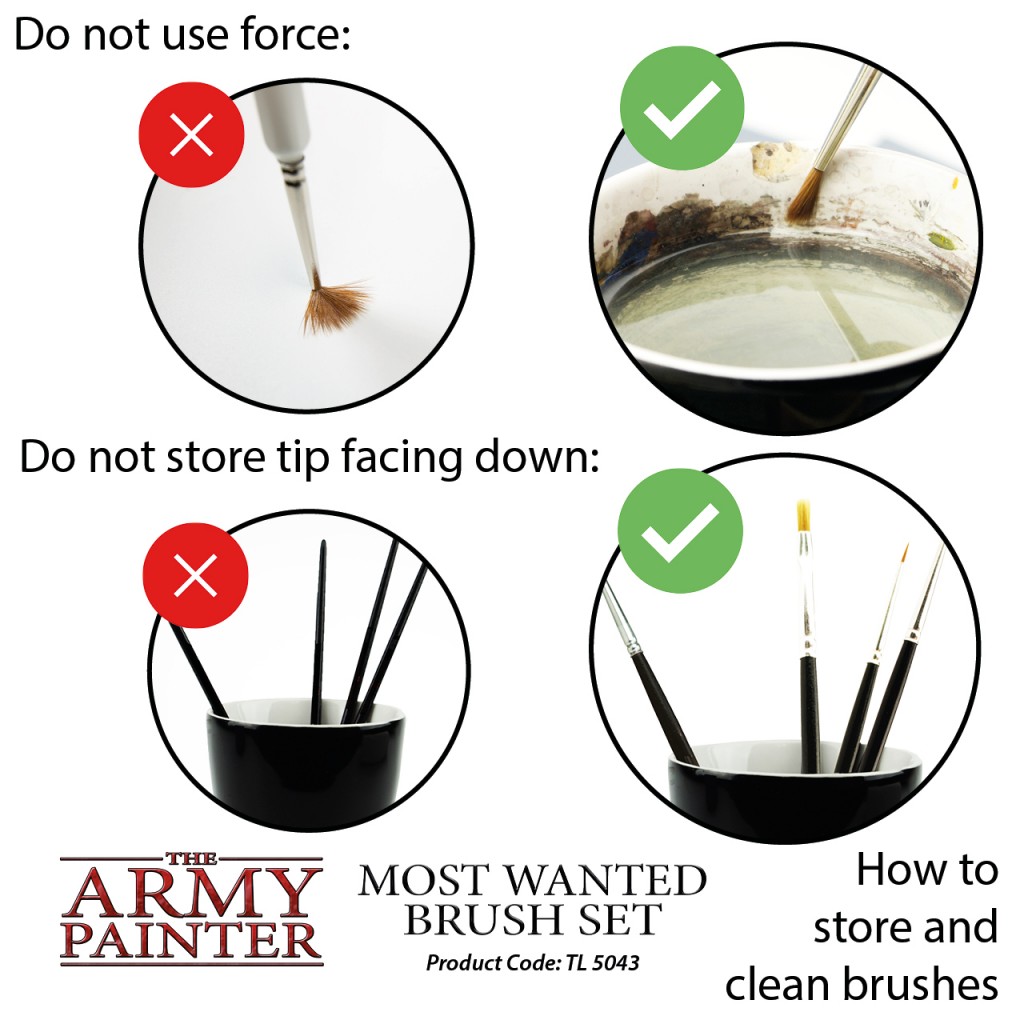 Army Painter - Most Wanted : Set de Pinceaux
