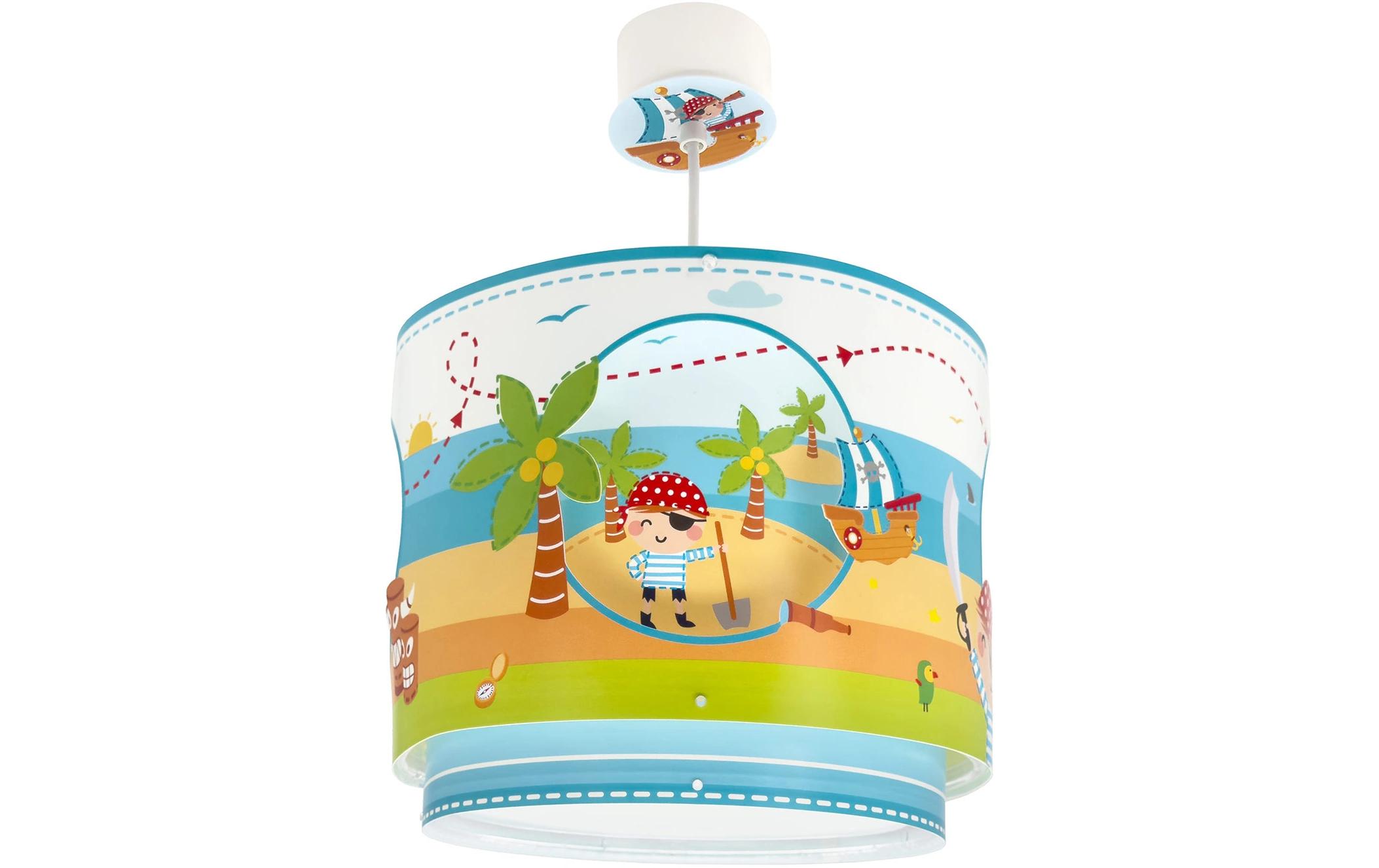 Hängelampe Pirate IslandKinderlampe mit Piraten