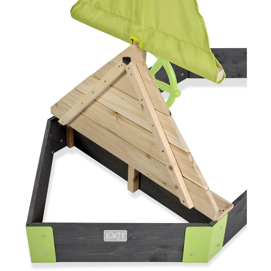 EXIT Holzsandkasten Boot Aksent, 190 x 90 cm