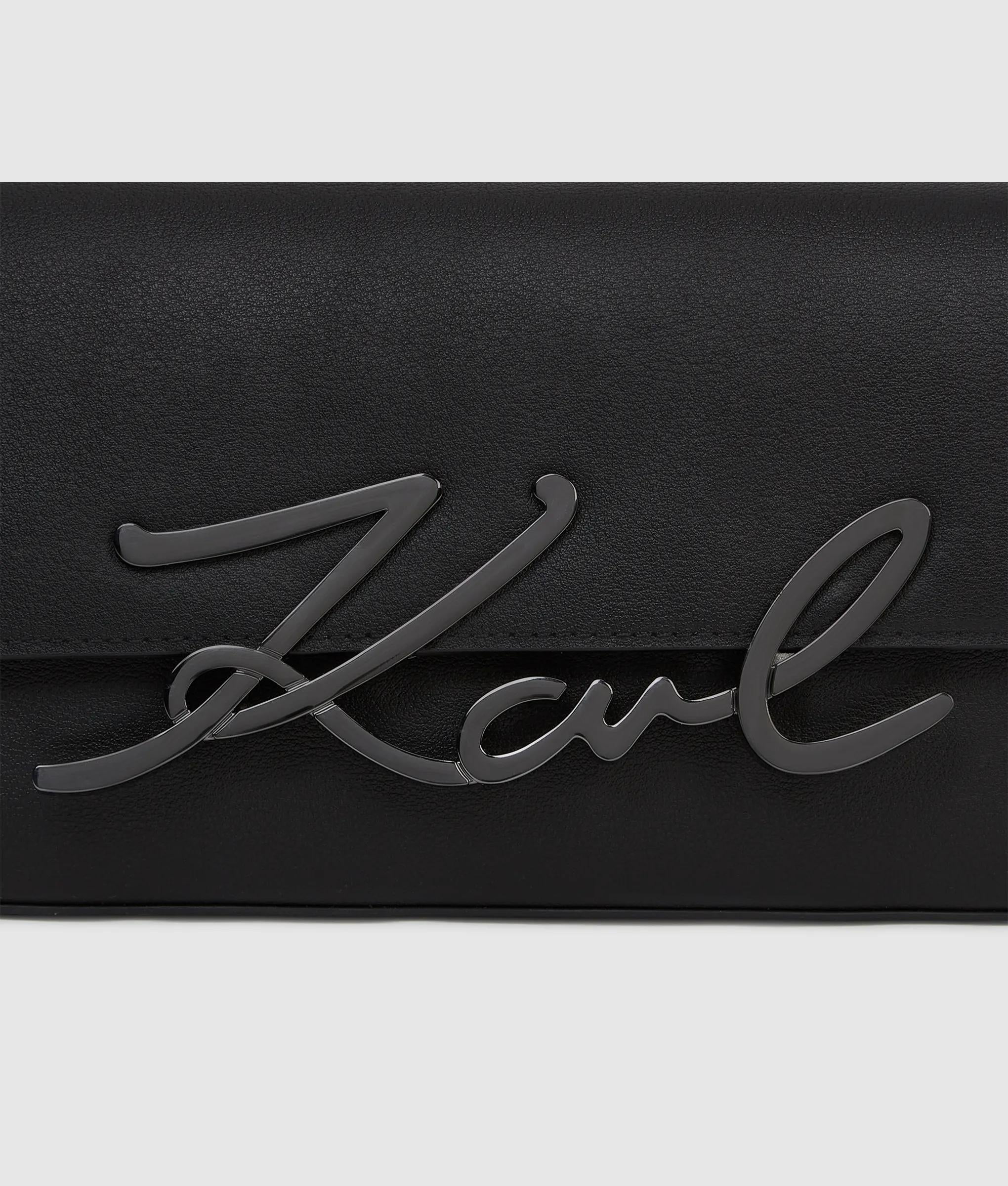 K/Signature schoudertas met kleine ketting