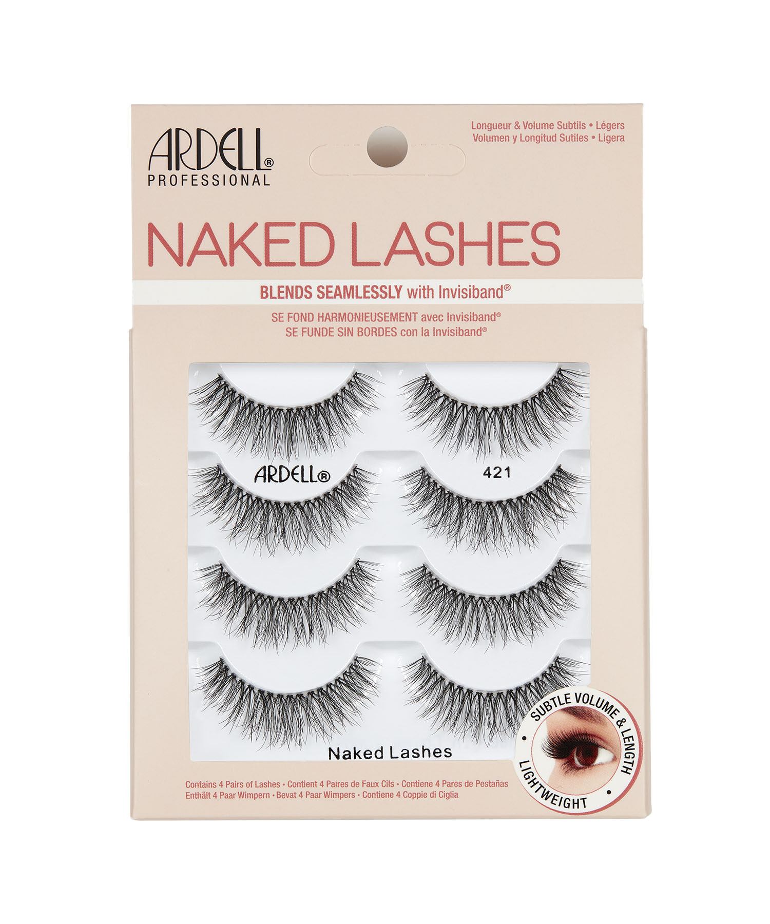 Ardell Naked Lashes 421 4pk