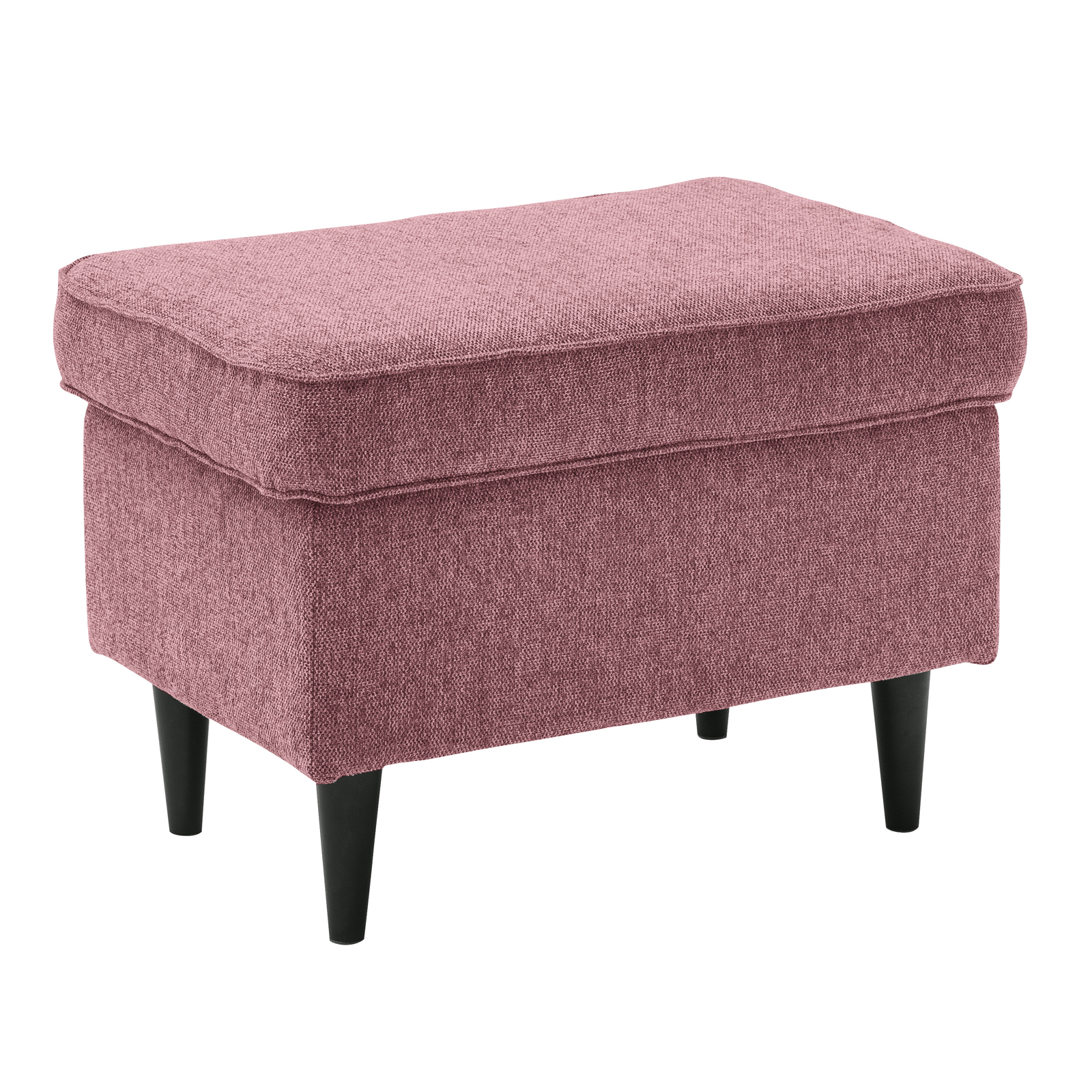 Hocker - rosa - Webstoff