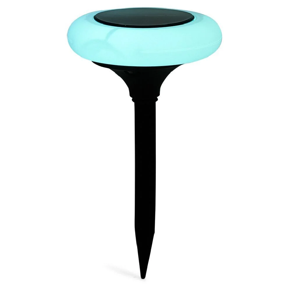 Spot solaire LED multicolore à planter