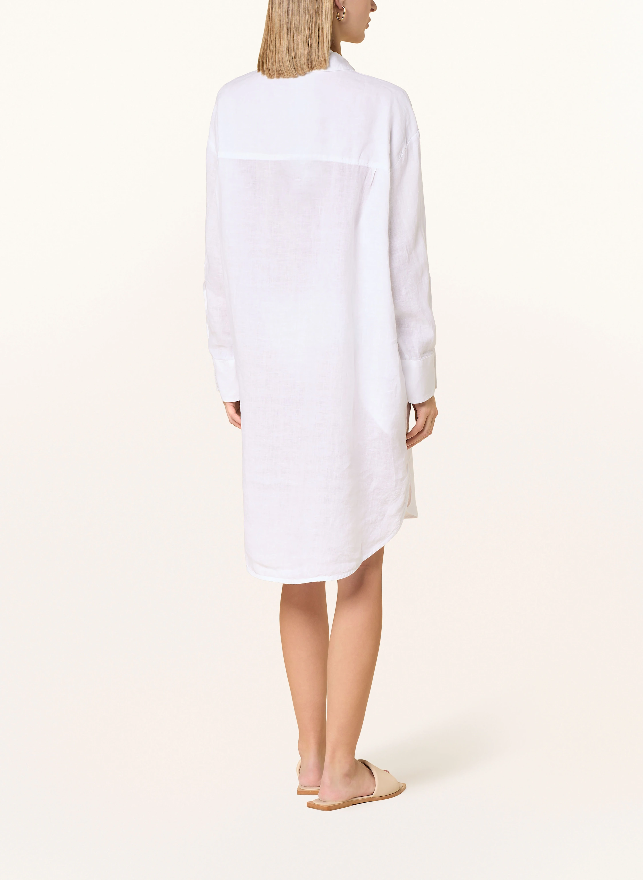 120%lino Hemdblusenkleid aus Leinen