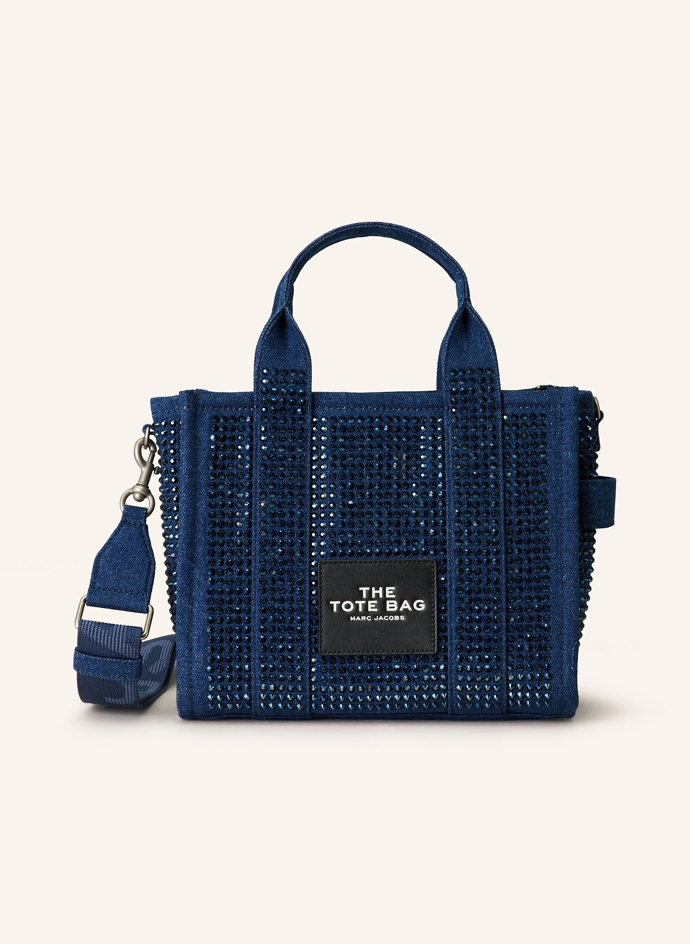 MARC JACOBS Handtasche THE SMALL TOTE BAG CRYSTAL mit Schmucksteinen