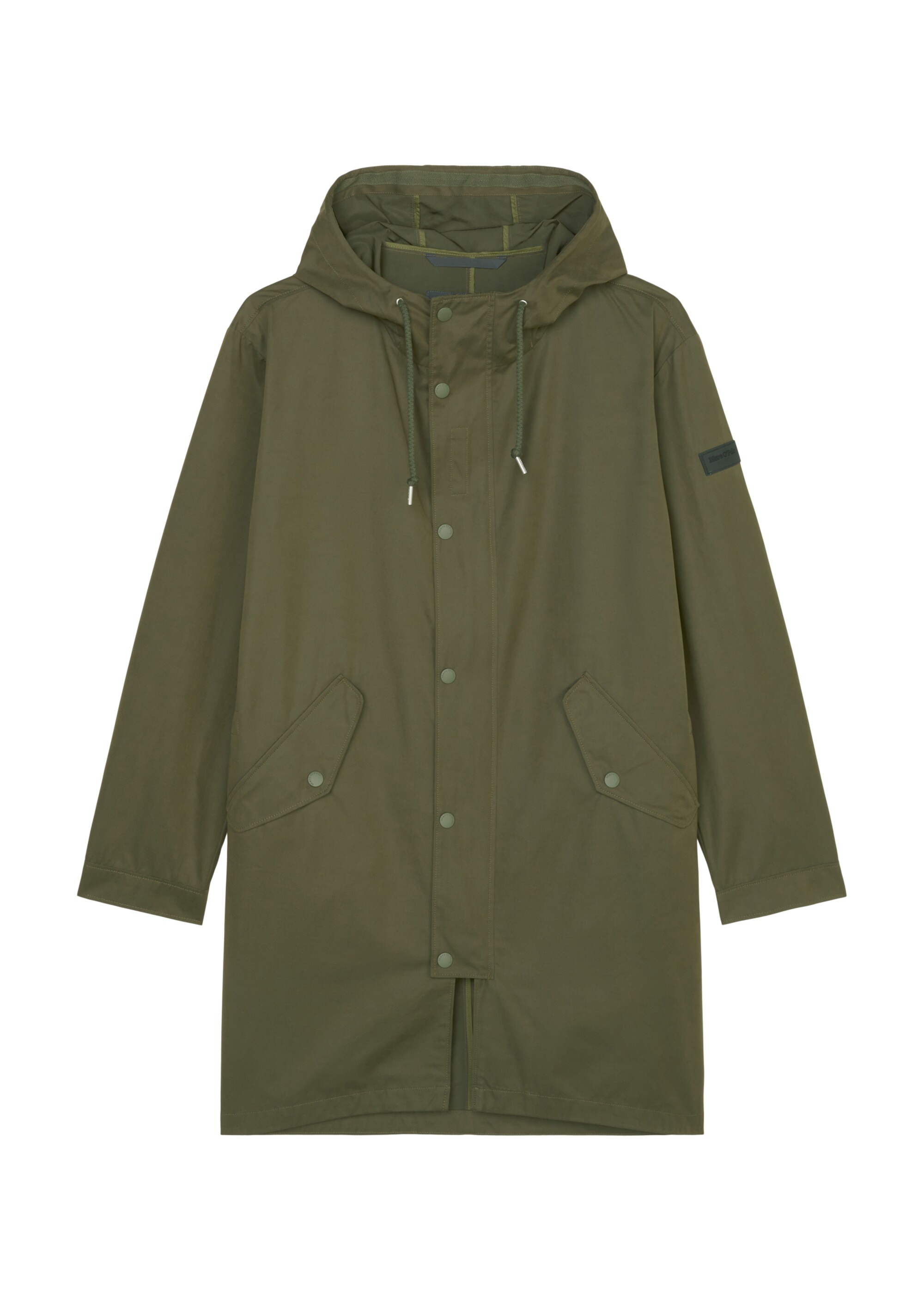 Parka regular aus Technical-Poly-Cotton